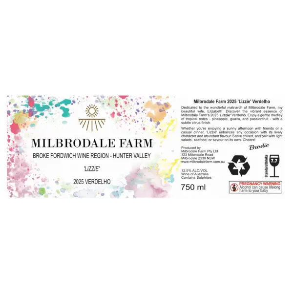2025 Milbrodale Farm 'Lizzie' Verdelho